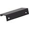 Elements 3" Overall Length Matte Black Edgefield Cabinet Tab Pull A500-3MB - alternate 3